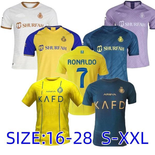 22 23 24 al nassr fc soccer jerseys 2023 2024 ronaldo men kids kit uniform home yellow cr7 boys football shiirt t alnassr away third fourth, Black
22 23 24 al nassr fc soccer jerseys 2023 2024 ronaldo men kids kit uniform home yellow cr7 boys football shiirt t alnassr away third fourth, Black