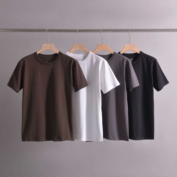 japanese single cotton cylinder thick impenetrable solid color short sleeve t-shirt youth base shirt 260g, White;black
japanese single cotton cylinder thick impenetrable solid color short sleeve t-shirt youth base shirt 260g, White;black