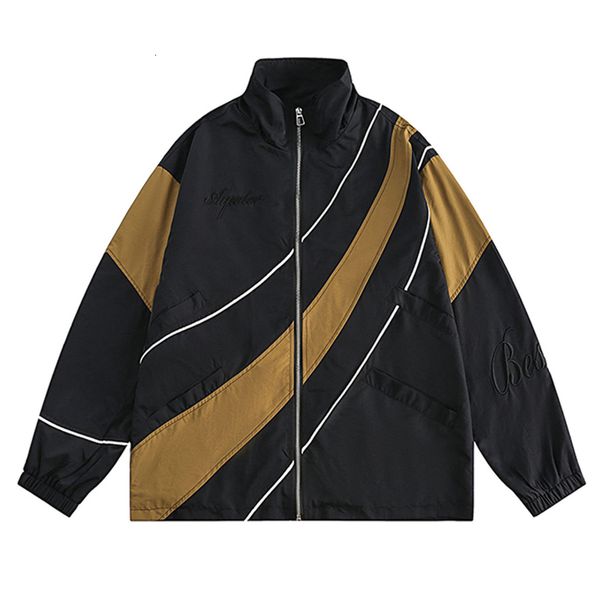 mens jackets retro streetwear short jacket zipper men harajuku track jacket coat windbreaker bomber jacket patchowrk y2k clothing 230815, Black;brown
mens jackets retro streetwear short jacket zipper men harajuku track jacket coat windbreaker bomber jacket patchowrk y2k clothing 230815, Black;brown