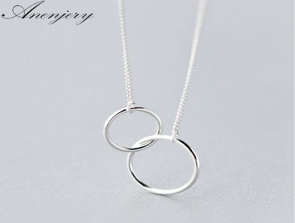 double circle interlock clavicle short necklace 925 sterling silver necklace for women collares erkek kolye1469405
double circle interlock clavicle short necklace 925 sterling silver necklace for women collares erkek kolye1469405