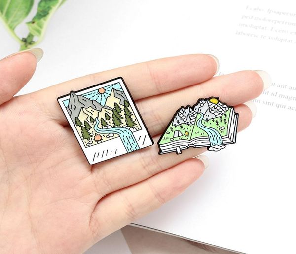 cartoon outdoor po brooches mountain peak river campfire tent enamel pins creative metal accessories fashion jewelry clothes ba6599829, Gray
cartoon outdoor po brooches mountain peak river campfire tent enamel pins creative metal accessories fashion jewelry clothes ba6599829, Gray