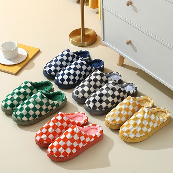 slippers autumn winter home plaid cotton shoes multicolor optional super soft plush slipper couple indoor non slip thick sole slippers 23081, Black
slippers autumn winter home plaid cotton shoes multicolor optional super soft plush slipper couple indoor non slip thick sole slippers 23081, Black