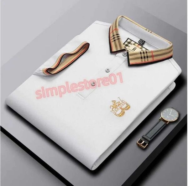 high end embroidered short sleeved cotton polo shirt men s t shirt korean fashion clothing summer top, White;black
high end embroidered short sleeved cotton polo shirt men s t shirt korean fashion clothing summer top, White;black
