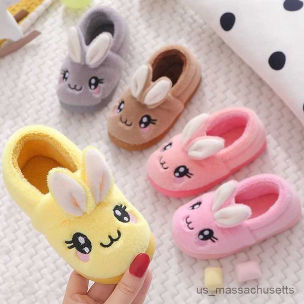slipper baby slippers new winter kids rabbit cotton shoes for boys girls fluffy children' indoor home slippers r230815, Black;grey
slipper baby slippers new winter kids rabbit cotton shoes for boys girls fluffy children' indoor home slippers r230815, Black;grey