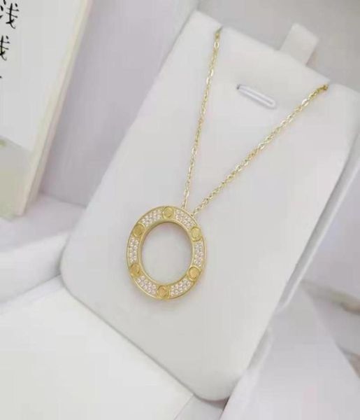 luxury full diamond 3 color pendant necklace fashion 18k gold women039s love necklace 316l stainless steel jewelry7433673, Silver
luxury full diamond 3 color pendant necklace fashion 18k gold women039s love necklace 316l stainless steel jewelry7433673, Silver