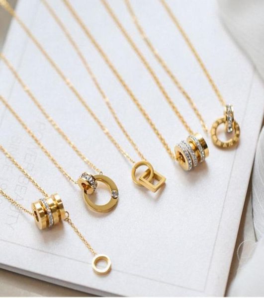 gold stainless steel roman number crystal pendant necklace for women titanium necklaces female jewelry 2021 chains7580954, Silver
gold stainless steel roman number crystal pendant necklace for women titanium necklaces female jewelry 2021 chains7580954, Silver