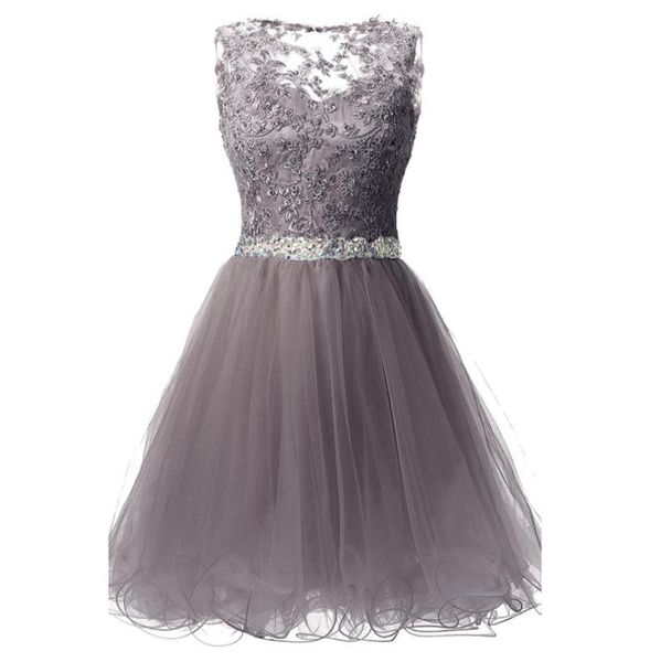 sd361 grey tulle homecoming dresses 2019 crew neck lace appliques short mini beaded crystal formal party dresses under 30 i8046923, Blue;pink
sd361 grey tulle homecoming dresses 2019 crew neck lace appliques short mini beaded crystal formal party dresses under 30 i8046923, Blue;pink