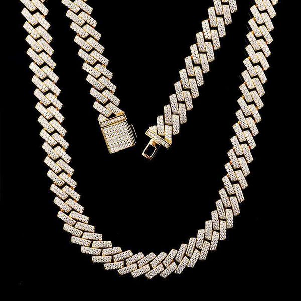 sterling silver cuban link chain with moissanite diamond iced out 925 silver miami cuban link chain necklaces/
sterling silver cuban link chain with moissanite diamond iced out 925 silver miami cuban link chain necklaces/