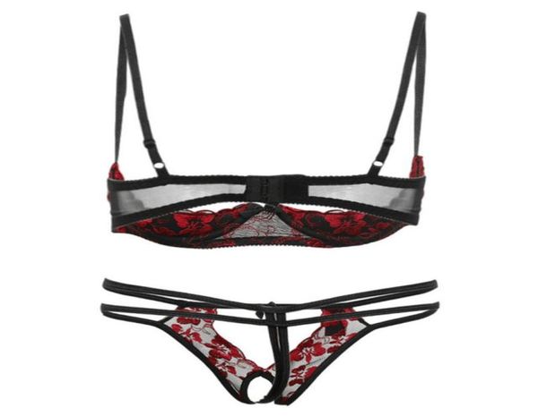 underwear floral transparent thin cup open bra brief set ladies temptation eylash lace beading lingerie sets s7035559621, Red;black
underwear floral transparent thin cup open bra brief set ladies temptation eylash lace beading lingerie sets s7035559621, Red;black