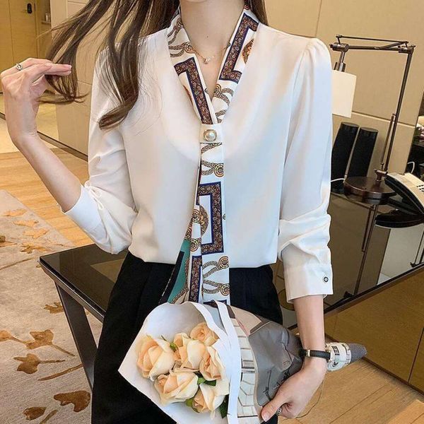 chiffon white shirt for women spring and autumn streamer niche temperament fashionable long sleeved satin
chiffon white shirt for women spring and autumn streamer niche temperament fashionable long sleeved satin
