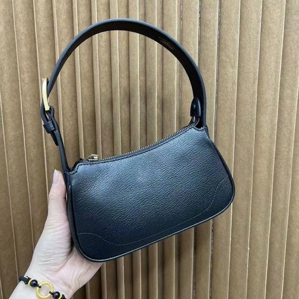 739076 new women's bag luxury cowhide shoulder bag handbag