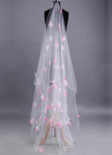awesome 3m wedding veils pink rose petals bridal veil soft tulle long bridal accessories veil9163464, Black
awesome 3m wedding veils pink rose petals bridal veil soft tulle long bridal accessories veil9163464, Black