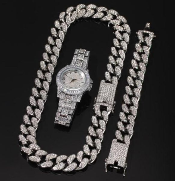 3pcsset men hip hop iced out bling chain necklace bracelets watch 20mm width cuban chains necklaces hiphop charm jewelry gifts19901828, Silver
3pcsset men hip hop iced out bling chain necklace bracelets watch 20mm width cuban chains necklaces hiphop charm jewelry gifts19901828, Silver