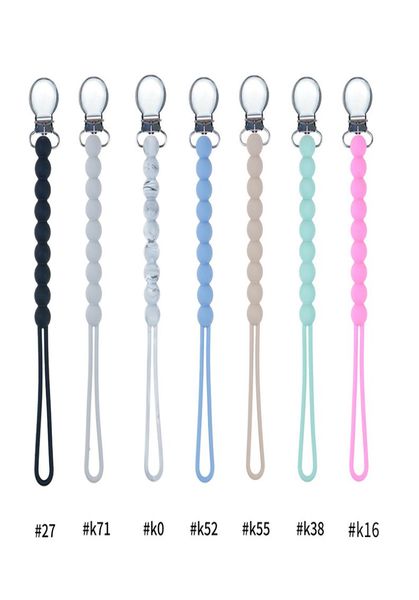 silicone baby pacifier clips antidrop chain soother holder teething bead nipple holders infant chewable toys yfa30062800231
silicone baby pacifier clips antidrop chain soother holder teething bead nipple holders infant chewable toys yfa30062800231