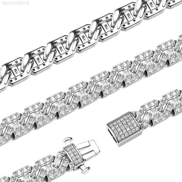 men hip hop necklace 925 sterling silver 9mm iced out cuban link baguette moissanite diamond cuban chain necklace
men hip hop necklace 925 sterling silver 9mm iced out cuban link baguette moissanite diamond cuban chain necklace