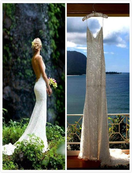 dreamlike spaghetti straps 2016 lace wedding dresses simple and elegant backless mermaid bridal gowns beach wedding dresses by kat7627534, White
dreamlike spaghetti straps 2016 lace wedding dresses simple and elegant backless mermaid bridal gowns beach wedding dresses by kat7627534, White