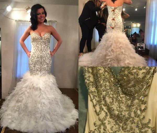 luxury mermaid wedding dresses bling beaded rhinestone feather sequins beach wedding gowns sweep train sweetheart plus size bridal9359135, White
luxury mermaid wedding dresses bling beaded rhinestone feather sequins beach wedding gowns sweep train sweetheart plus size bridal9359135, White