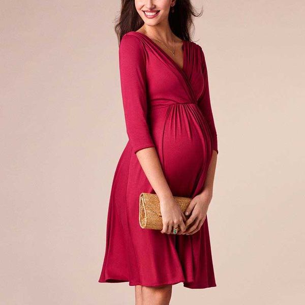maternity breastfeeding dresses pregnant women's high waist fold comfy pregnancy nursing cotton fabric, White
maternity breastfeeding dresses pregnant women's high waist fold comfy pregnancy nursing cotton fabric, White