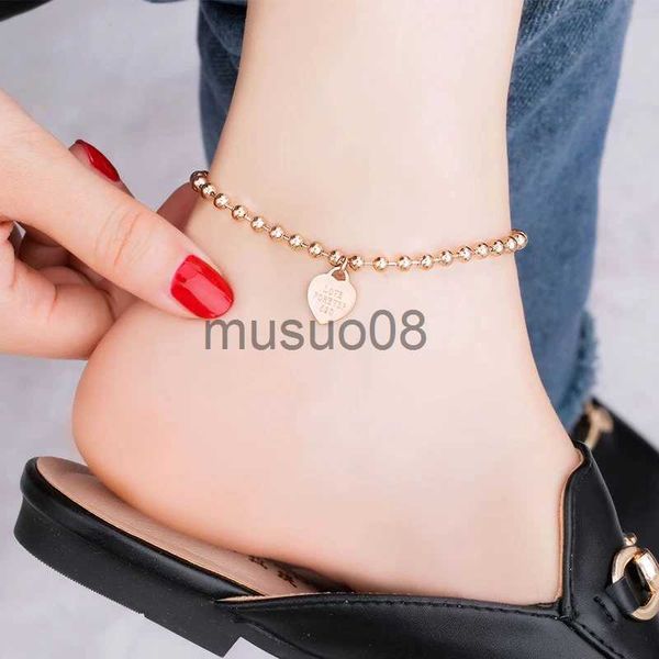 anklets 2023 new 316l stainless steel women round beads heart-shaped pendant anklet jewelry women anklet wholesale j230815, Red;blue
anklets 2023 new 316l stainless steel women round beads heart-shaped pendant anklet jewelry women anklet wholesale j230815, Red;blue