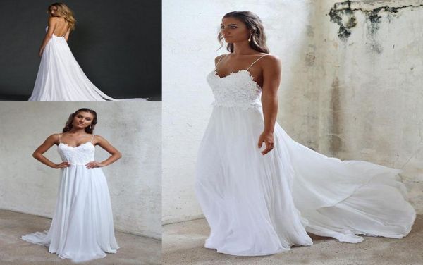 simple summer beach wedding dresses chiffon a line applique lace and chiffon bridal gowns open back long white skirts 20175232742
simple summer beach wedding dresses chiffon a line applique lace and chiffon bridal gowns open back long white skirts 20175232742