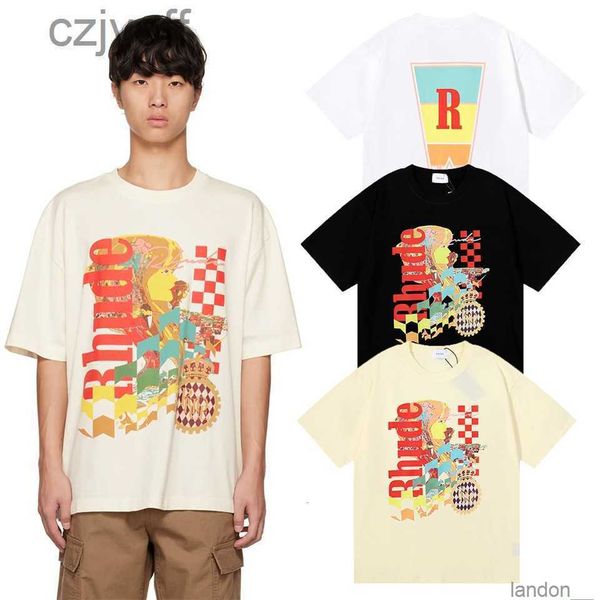 meichao rhude beauty vision pursues pleasure joyride printed loose relaxed summer men's and women's short sleeve t-shirts, White;black
meichao rhude beauty vision pursues pleasure joyride printed loose relaxed summer men's and women's short sleeve t-shirts, White;black
