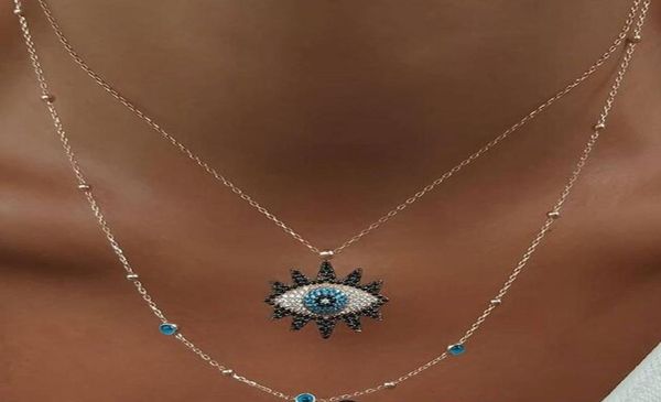 vintage fashion evil eye necklace pendant clavicle chain statement long necklace women accessory collares5476910, Silver
vintage fashion evil eye necklace pendant clavicle chain statement long necklace women accessory collares5476910, Silver
