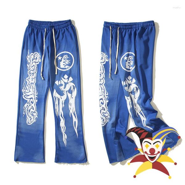men's pants blue hellstar studios yoga men women vintage terry trousers high street sweatpants, Black
men's pants blue hellstar studios yoga men women vintage terry trousers high street sweatpants, Black