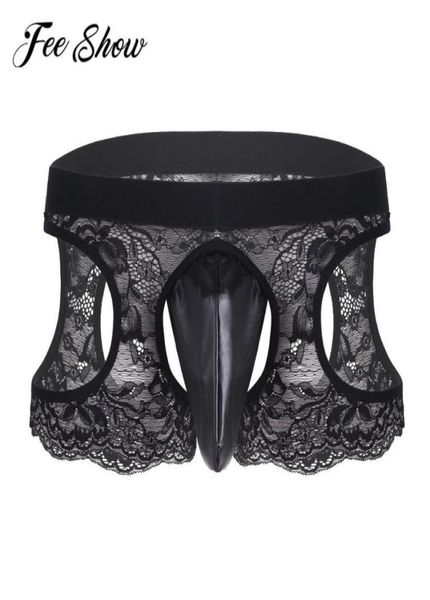black sissy men lingerie lace hollow out low waistline crotchless open butt boxer underwear homme bulge pouch panties3586068, Black;white
black sissy men lingerie lace hollow out low waistline crotchless open butt boxer underwear homme bulge pouch panties3586068, Black;white