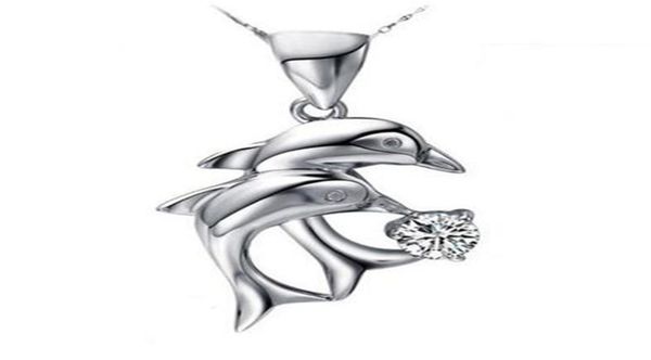 lovers diamond double dolphin love pendant amethyst crystal blue white zircon short necklac dmfn071 with chain mix order pendant8027220, Silver
lovers diamond double dolphin love pendant amethyst crystal blue white zircon short necklac dmfn071 with chain mix order pendant8027220, Silver