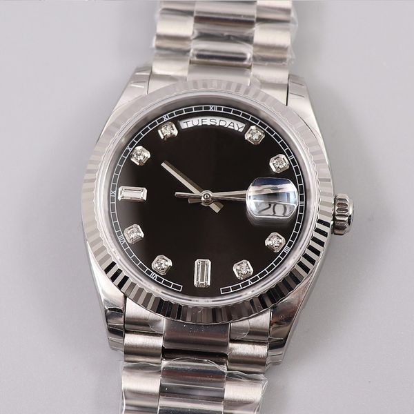 ew factory mens silver luxury watch eta3255 movement date 126333 automatic diving swimming black dial mechanical watches with box serial num, Slivery;brown
ew factory mens silver luxury watch eta3255 movement date 126333 automatic diving swimming black dial mechanical watches with box serial num, Slivery;brown