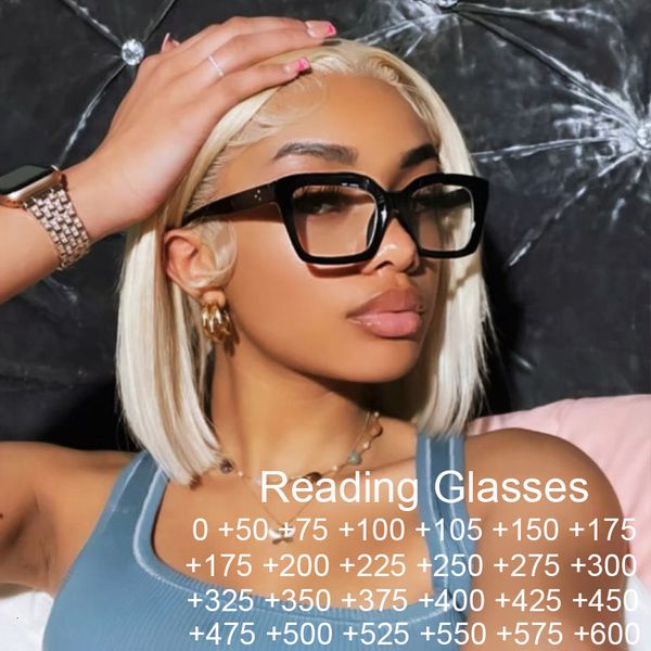 reading glasses men women black oversized square reading glasses anti blue light vision magnification eyewear presbyopic glasses 0~ 400 2308
reading glasses men women black oversized square reading glasses anti blue light vision magnification eyewear presbyopic glasses 0~ 400 2308