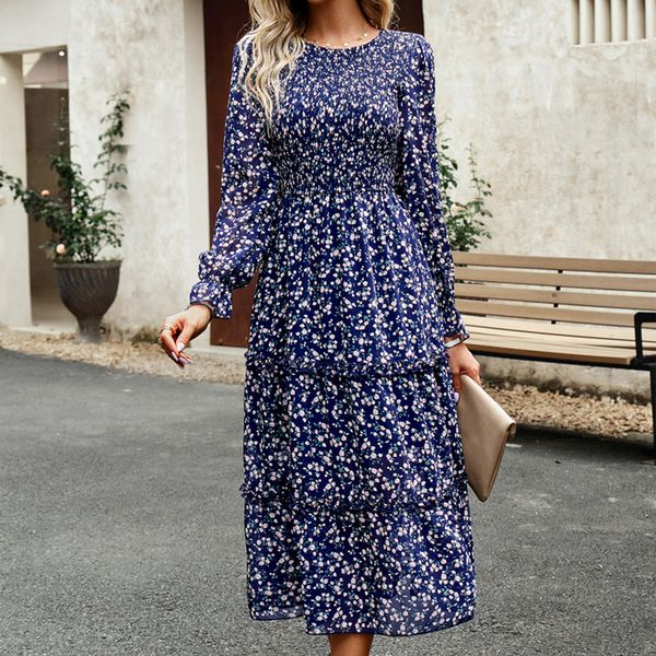 basic casual dresses women floral print dress pullover tiered midi crew neck long sleeve elegant robes slim fit casual daily commuting outfi, Black;gray
basic casual dresses women floral print dress pullover tiered midi crew neck long sleeve elegant robes slim fit casual daily commuting outfi, Black;gray