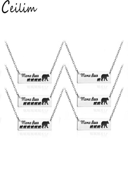 women necklace jewelry quotmama bearquot charm necklace a mother bear and a group of baby bear 16 style pendant necklace mom 2334385, Silver
women necklace jewelry quotmama bearquot charm necklace a mother bear and a group of baby bear 16 style pendant necklace mom 2334385, Silver