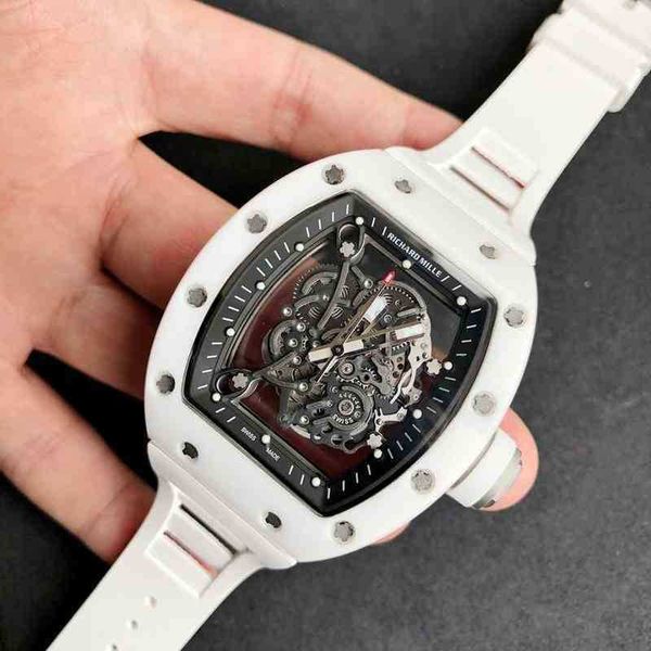 superclone luxury mens mechanics watch richa milles mechanical watch rm055 series wine barrel r ceramic hollow out luminous tape trend
superclone luxury mens mechanics watch richa milles mechanical watch rm055 series wine barrel r ceramic hollow out luminous tape trend