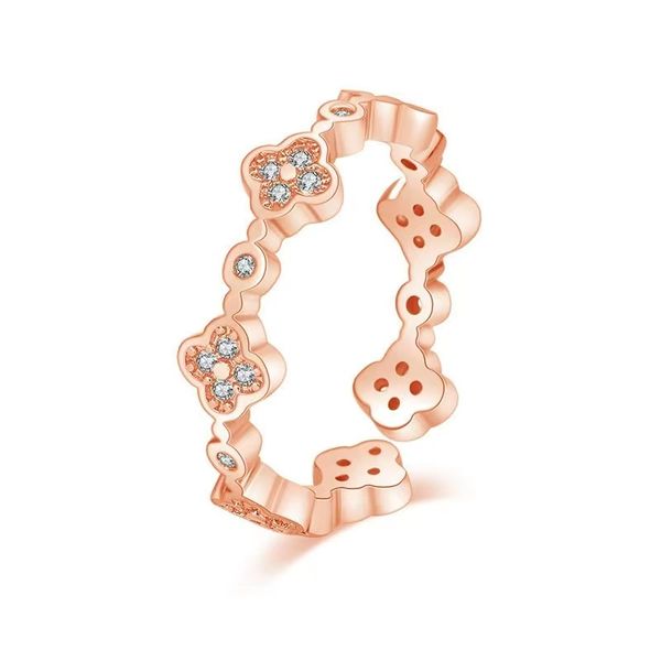 fashion lovely clover designer band rings for women rose gold silver shining bling diamond crystal open ring jewelry gift, Golden;silver
fashion lovely clover designer band rings for women rose gold silver shining bling diamond crystal open ring jewelry gift, Golden;silver