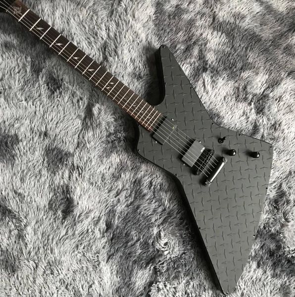 custom metallic ltd jh-2 james hetfield matte black diamond plate explorer electric guitar ninja star inlay china emg pickups black hardware
custom metallic ltd jh-2 james hetfield matte black diamond plate explorer electric guitar ninja star inlay china emg pickups black hardware