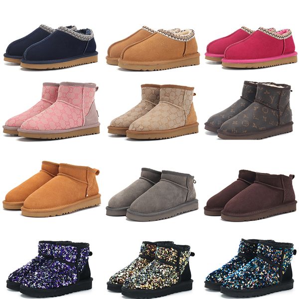 2023 designer fluffy slipper australia platform slippers snow boots ug scuffs wool shoes sheepskin fur real leather classic brand casual wom, Black
2023 designer fluffy slipper australia platform slippers snow boots ug scuffs wool shoes sheepskin fur real leather classic brand casual wom, Black
