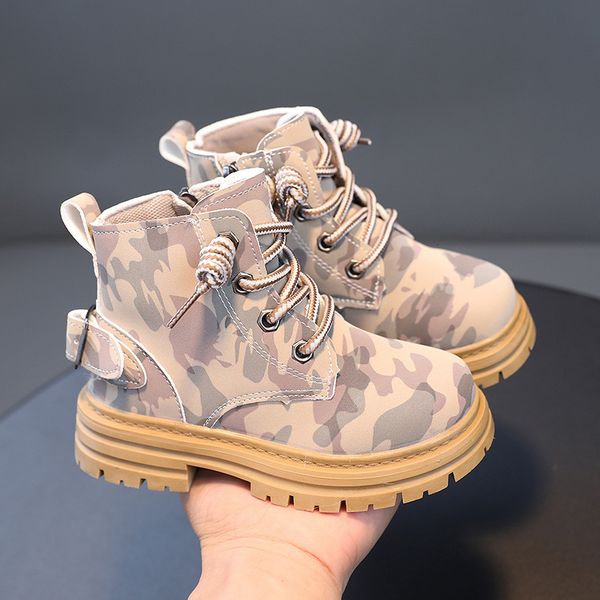 boots kids fashion camouflage 2023 autumn winter children soft non slip rubber outsole ankle boys girls casual shoes 230814, Black;grey
boots kids fashion camouflage 2023 autumn winter children soft non slip rubber outsole ankle boys girls casual shoes 230814, Black;grey