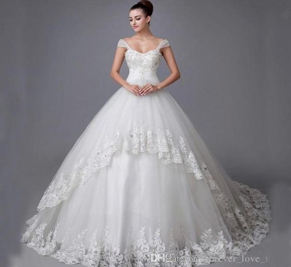 ball gown wedding dresses applique crystal beads lace sleeveless sweetheart neckline with straps tulle wedding gowns9122518, White
ball gown wedding dresses applique crystal beads lace sleeveless sweetheart neckline with straps tulle wedding gowns9122518, White