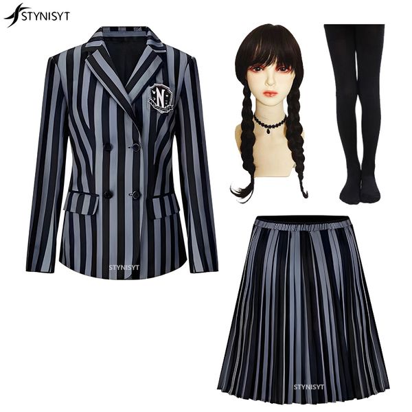 girl's dresses kids wednesday addams family cosplay costume addams clothes set girls outfits vintage black printing halloween role cost, Red;yellow
girl's dresses kids wednesday addams family cosplay costume addams clothes set girls outfits vintage black printing halloween role cost, Red;yellow