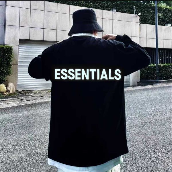 fog double thread high street reflective letter printing loose men's and women's basement versatile long sleeve t-shirt, Black;brown
fog double thread high street reflective letter printing loose men's and women's basement versatile long sleeve t-shirt, Black;brown