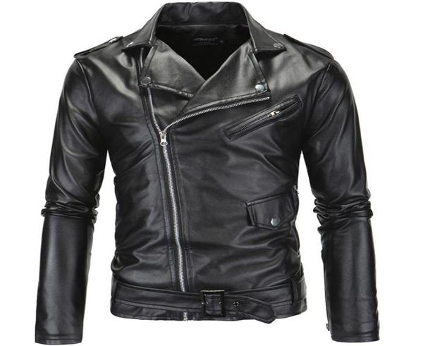 new casual slim men039s leather jackets fashion mens zipper solid color turndown collar men motorcycle jacket leather coats xp4317409, Black
new casual slim men039s leather jackets fashion mens zipper solid color turndown collar men motorcycle jacket leather coats xp4317409, Black