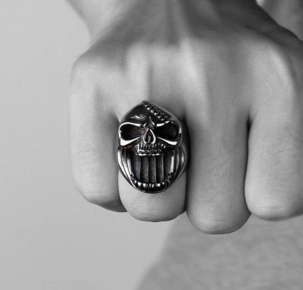 fashion jewelry skull rings gothic skeleton punk vintage scar jaw stainless steel male rings for men beer bottle opener7580853, Silver
fashion jewelry skull rings gothic skeleton punk vintage scar jaw stainless steel male rings for men beer bottle opener7580853, Silver