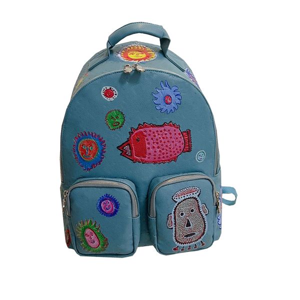 2023 designer yk multipocket backpack mountaineering duffel bag men's and women's embossed colorful bag faces blue travel backpack
2023 designer yk multipocket backpack mountaineering duffel bag men's and women's embossed colorful bag faces blue travel backpack
