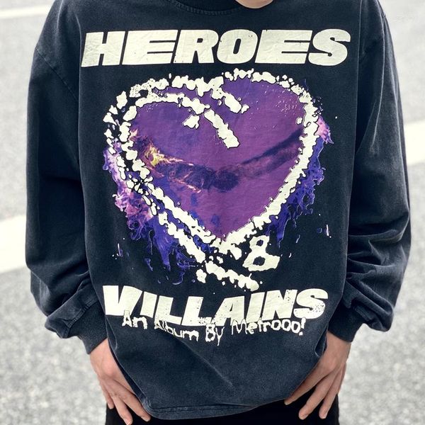 Men's Hoodies Heavyweight Hellstar Sweatshirts Purple Love Vintage Wash Long Sleeves Pullover Hiphop Street Oversized Men Women Sweatshirt
Men's Hoodies Heavyweight Hellstar Sweatshirts Purple Love Vintage Wash Long Sleeves Pullover Hiphop Street Oversized Men Women Sweatshirt