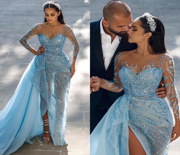 african arabic black girls mermaid prom dresses 2023 see through long sleeve lace applieque plus size couple split side high 8103686
african arabic black girls mermaid prom dresses 2023 see through long sleeve lace applieque plus size couple split side high 8103686