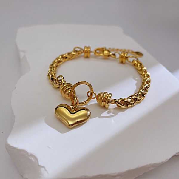 charm bracelets fashion plated stainless steel engravable personalized gift bracelet for women 230814, Golden;silver
charm bracelets fashion plated stainless steel engravable personalized gift bracelet for women 230814, Golden;silver