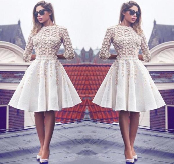 arabic long sleeves a line cocktail dresses 3d floral knee length formal party short evening prom gowns ba69059694043, Black
arabic long sleeves a line cocktail dresses 3d floral knee length formal party short evening prom gowns ba69059694043, Black