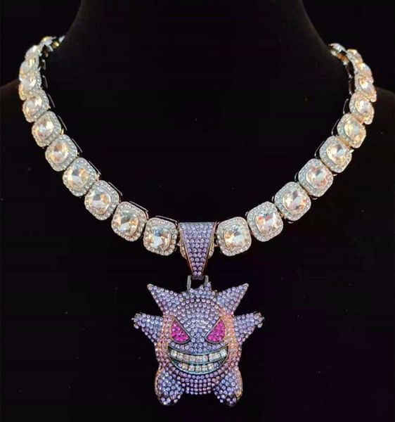 hbp hip hop anime jewelry cubic zircon mask spirit pendant with iced out 125mm width square chain necklace hiphop necklaces 22084162092, Silver
hbp hip hop anime jewelry cubic zircon mask spirit pendant with iced out 125mm width square chain necklace hiphop necklaces 22084162092, Silver