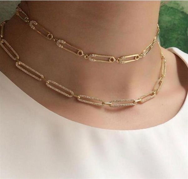 2020 gold plated fashion micro pave cz safety pin link chain choker necklaces for women classic luxury jewelry christmas gifts cx23223218, Golden;silver
2020 gold plated fashion micro pave cz safety pin link chain choker necklaces for women classic luxury jewelry christmas gifts cx23223218, Golden;silver